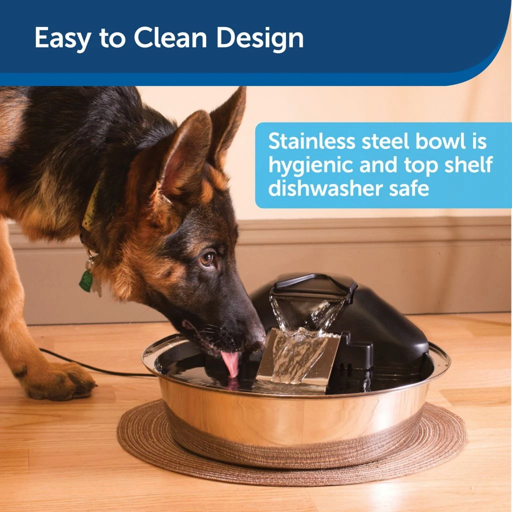 PetSafe Drinkwell Zen Stainless Steel Dog and Cat Water Fountain, 128 oz. - Image 5