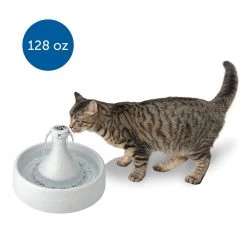 PetSafe Drinkwell 360 Dog and Cat Water Fountain, Plastic, 128 oz.