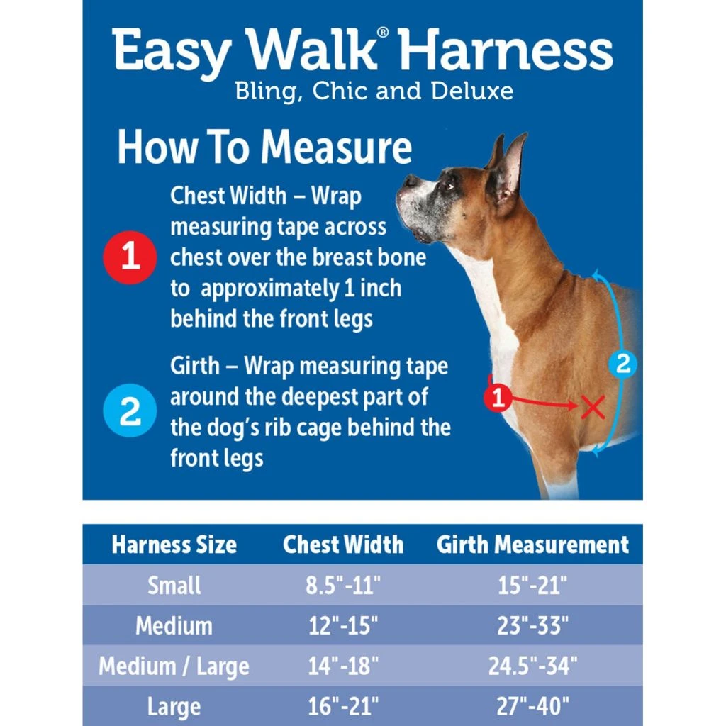 PetSafe Easy Walk No-Pull Dog Harness, Bling Design - Image 5
