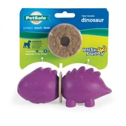 PetSafe Busy Buddy Dinosaur Dog Chew Toy, Medium