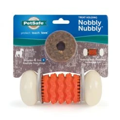 PetSafe Sportsmen Treat Holding Nobbly Nubbly Dog Chew Toy, Medium