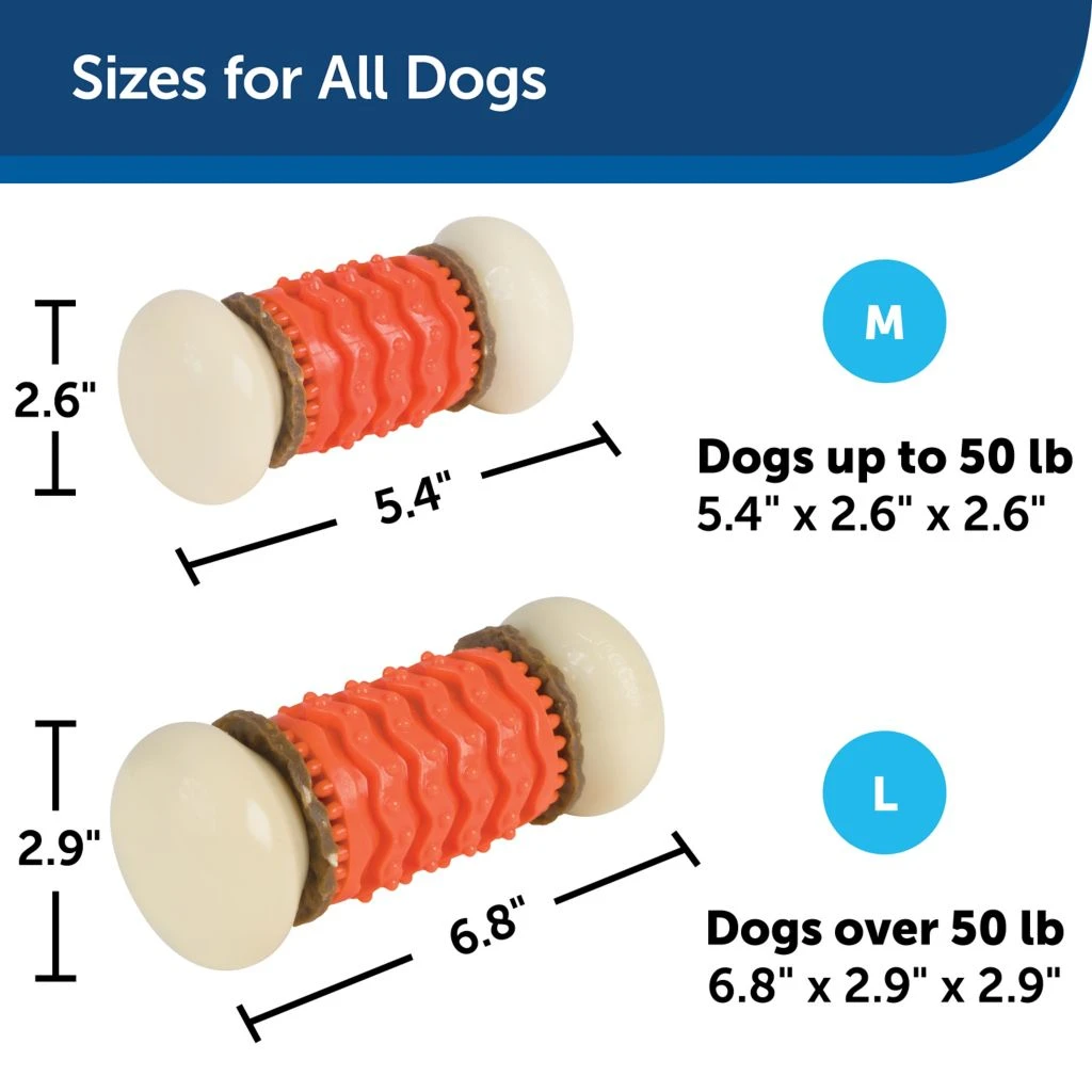 PetSafe Sportsmen Treat Holding Nobbly Nubbly Dog Chew Toy, Medium - Image 4
