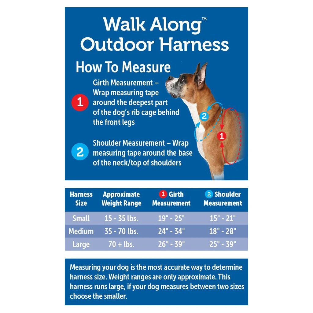 PetSafe Walk Along Reflective Outdoor Dog Harness, Large, Orange - Image 5