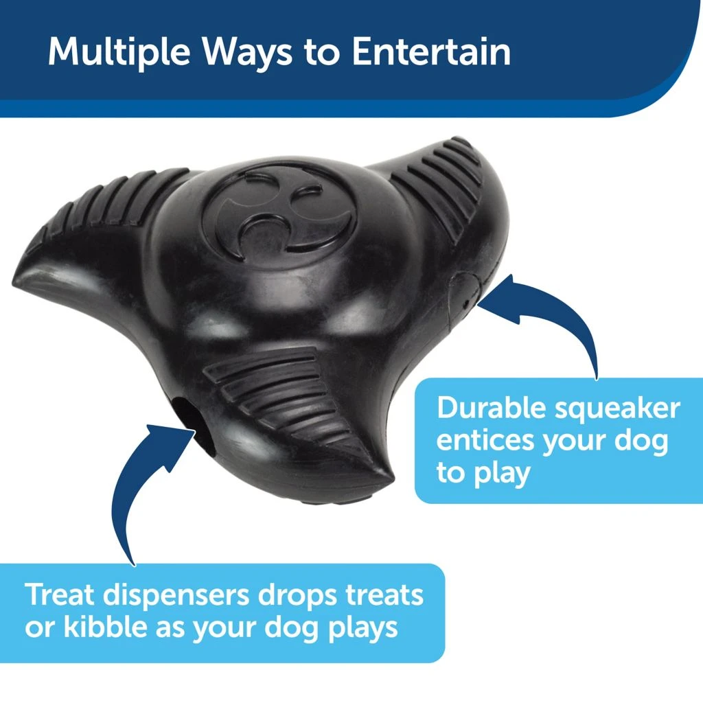 PetSafe Squeak 'N Treat Ninja Star Dog Chew Toy, Medium - Image 3